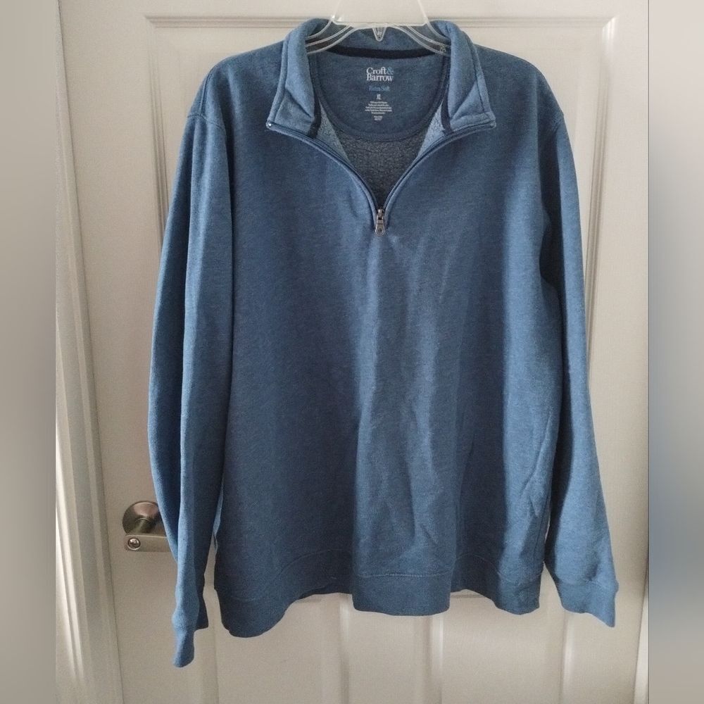 Croft & Barrow Men's Quarter Zip Sweater Size XL